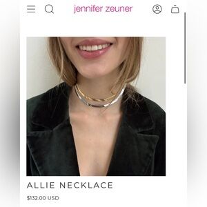 New In Bag Jennifer Zeuner Jewelry Allie Necklace $132 MSRP